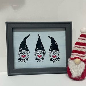 Gnome love 8”x10” sign